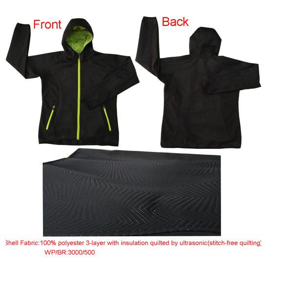 women black hoody softshell jacket